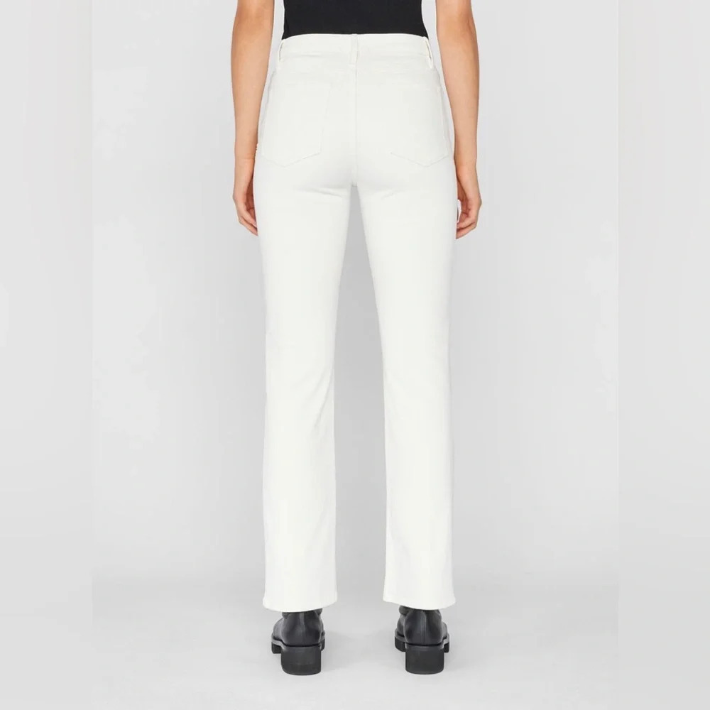 Frame Le Super High Straight in Au Natural White Jeans Size 28 $248 Denim - Picture 9 of 12